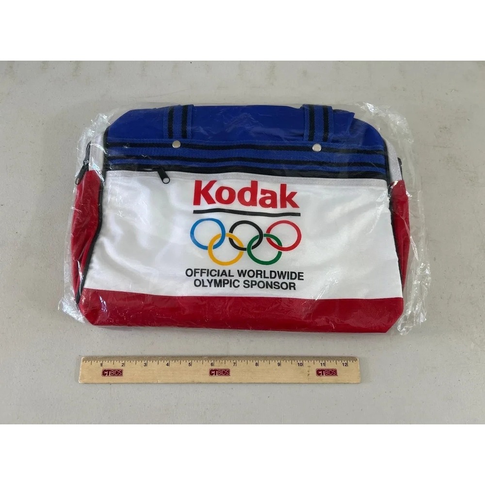 1984 Official Worldwide Olympic Kodak Duffel Bag Gym Travel Tote-NEW In Bag